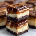 No Bake Chocolate Caramel Cheesecake Bites