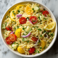 Orzo Lemon Salad Fresh