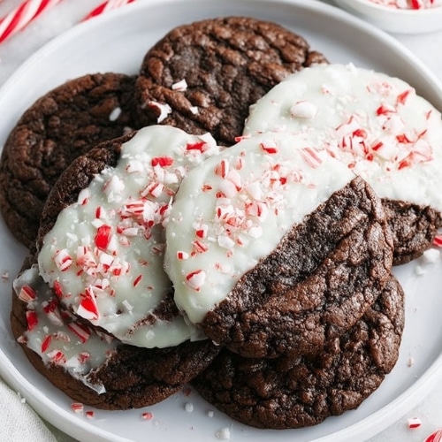 Peppermint Brownie Cookies 2