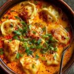 Quick Coconut Curry Soup with Dumplings 2