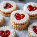 Raspberry Linzer Cookies