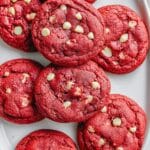 Soft and Chewy Red Velvet Cookies