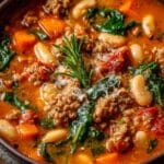Spicy Italian Sausage Cannellini Bean Soup