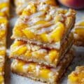 Summer Peach Bars
