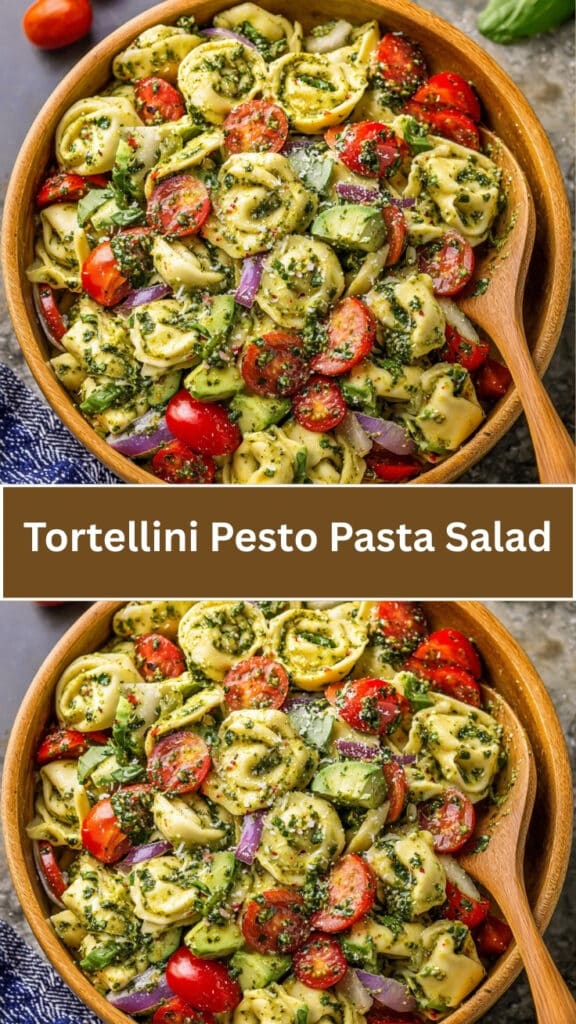 Tortellini Pesto Pasta Salad 73 Tortellini Pesto Pasta Salad Fresh Easy Summer Recipe