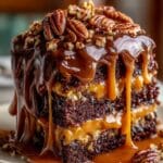 Turtle Caramel Cake