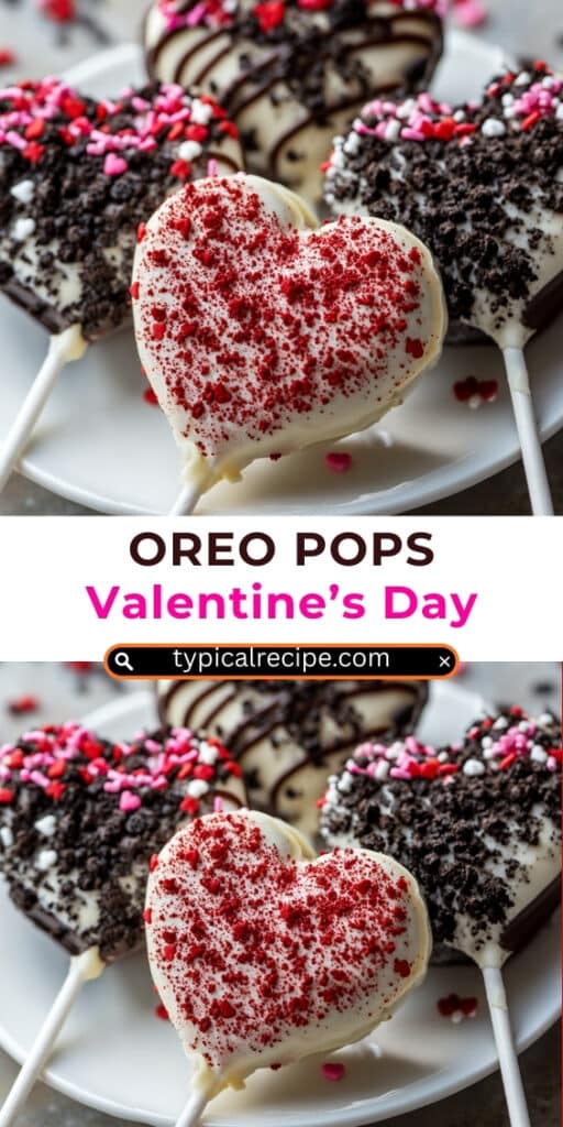 Valentine's Day Oreo Pops 65 Valentines Day Oreo Pops – Easy No Bake Dessert 1