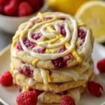 White Chocolate Lemon Raspberry Cookies 2