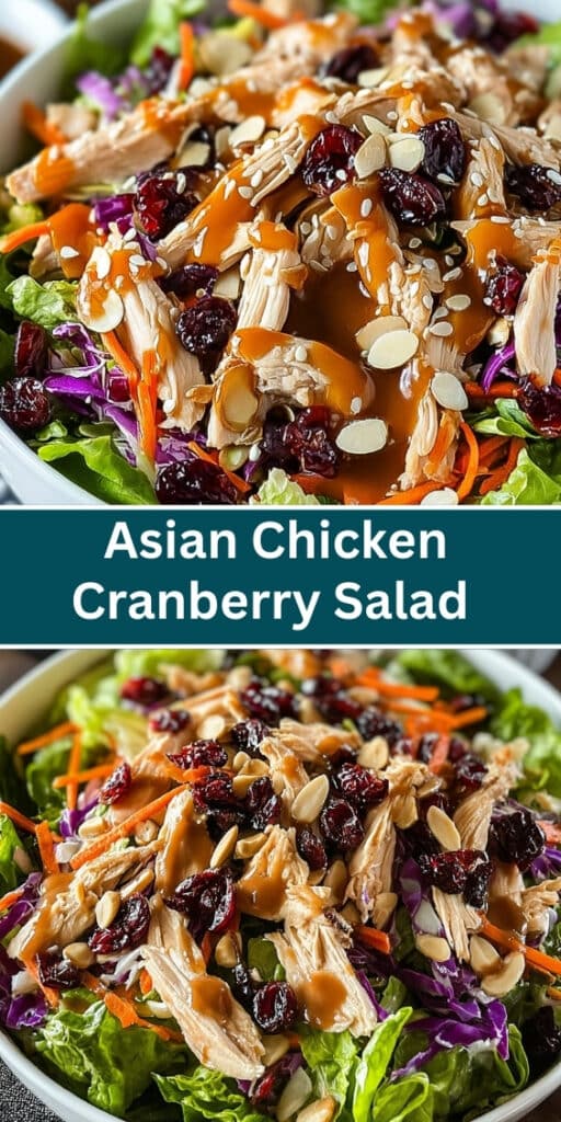 Delicious Asian Chicken Cranberry Salad for Quick Healthy Meals 89 Asian Chicken Cranberry Salad Recipe