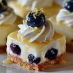 Blueberry Lemon Cheesecake Bars