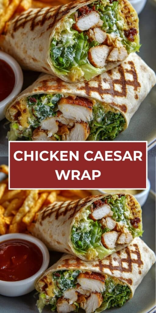Chicken Caesar Wraps 53 CHICKEN CAESAR WRAP recipe
