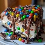 Chocolate MMs Ice Cream Cake