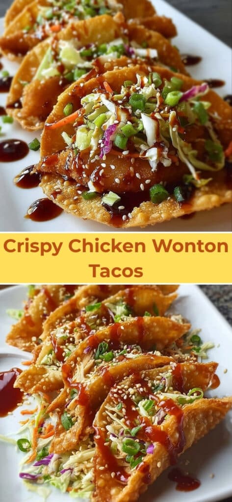 Crispy Chicken Wonton Tacos 89 Crispy Chicken Wonton Tacos