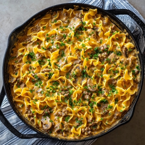 Ground Beef Stroganoff