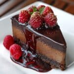 Indulge in Decadent Dark Chocolate Raspberry Cheesecake 1