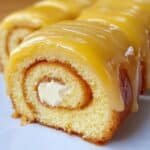 Luscious Lemon Cream Roll Cake