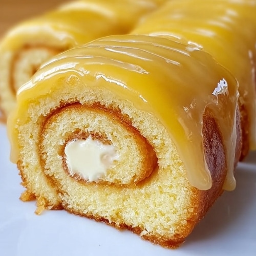 Luscious Lemon Cream Roll Cake