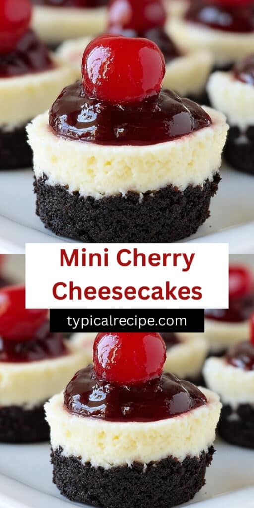 Cherry Chocolate Cheesecake Bites Recipe 77 Mini Cherry Cheesecakes