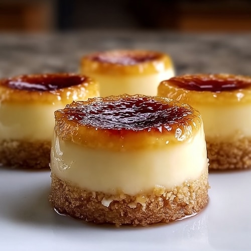 Mini Creme Brulee Cheesecakes 1