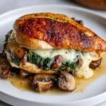 Mushroom Stuffed Chicken Breast