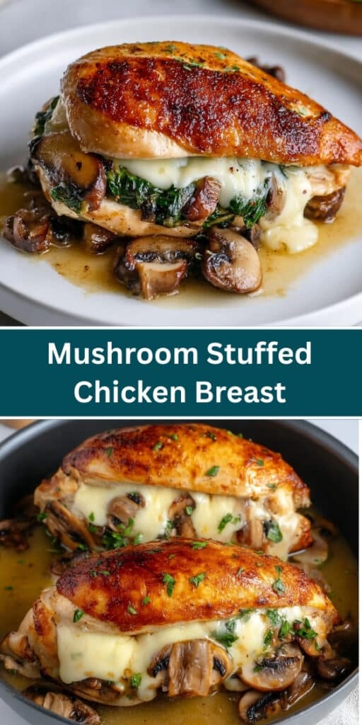 Mushroom Stuffed Chicken Breast – Quick and Easy 77 Mushroom Stuffed Chicken Breast Recipe