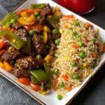 Pepper Steak Stir Fry with Veggie Fried Rice 2