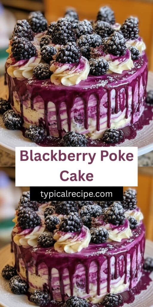 White Chocolate Blackberry Poke Cake 93 White Chocolate Blackberry Poke Cake