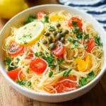 Zesty Lemon Capellini Salad