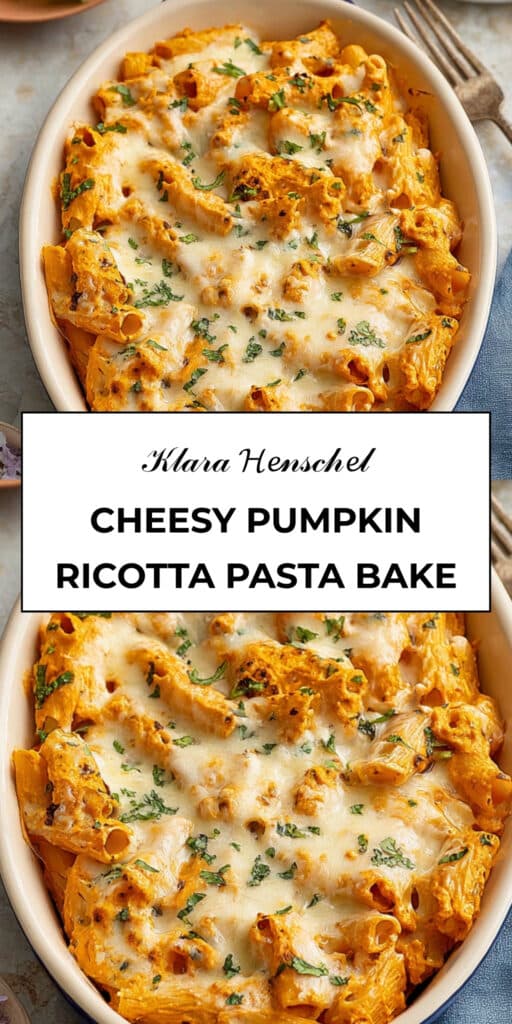 Cheesy Pumpkin Ricotta Pasta Bake 109 Cheesy Pumpkin Ricotta Pasta Bake
