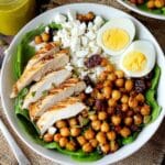 Chicken Power Bowls with Crispy Baked Garbanzo Beans 1