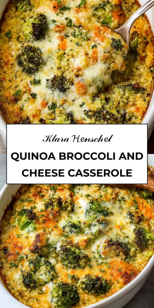 Creamy Quinoa Broccoli and Cheese Casserole 125 Creamy Quinoa Broccoli and Cheese Casserole