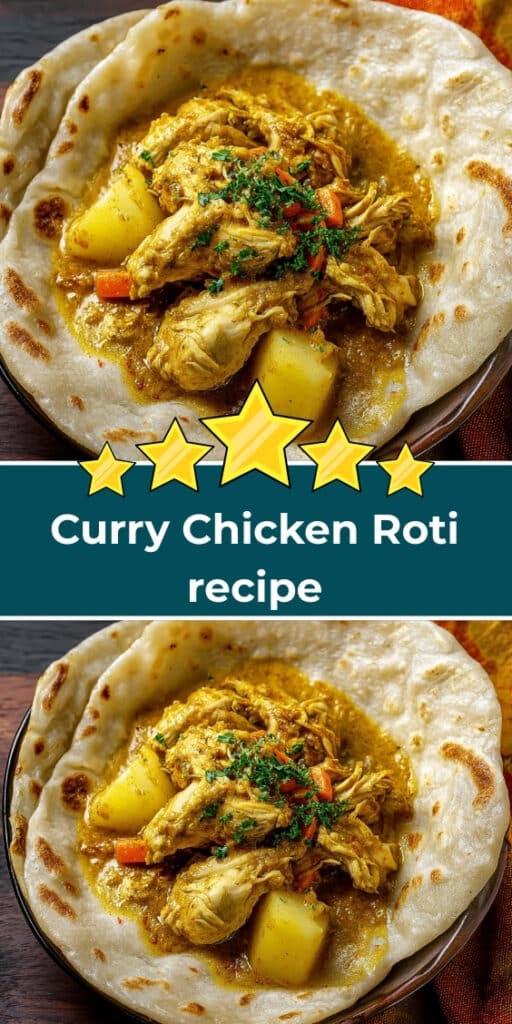 Curry Chicken Roti 109 Curry Chicken Roti recipe