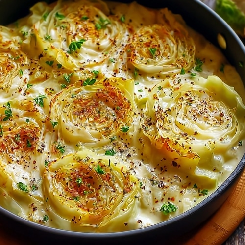 Delicious Cajun Parmesan Creamed Cabbage