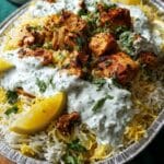 Easy Dump and Bake Chicken Tzatziki Rice