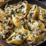 Garlic Mushroom Stuffed Shells