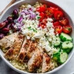 Greek Chicken Quinoa Bowl