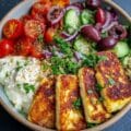 Halloumi Greek Power Bowl