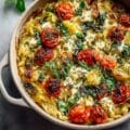 Healthy Baked Feta Orzo