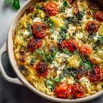 Healthy Baked Feta Orzo