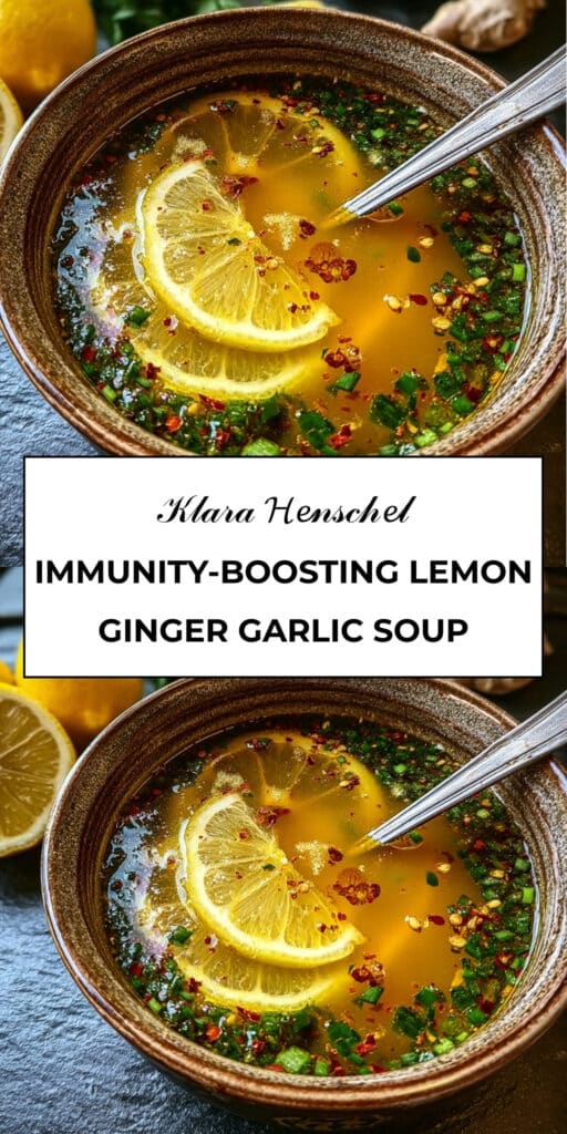 Immunity-Boosting Lemon Ginger Garlic Soup 73 Immunity Boosting Lemon Ginger Garlic Soup