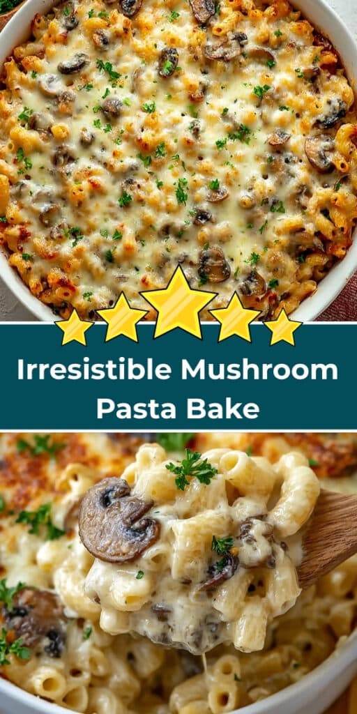 Irresistible Mushroom Pasta Bake 93 Irresistible Mushroom Pasta Bake