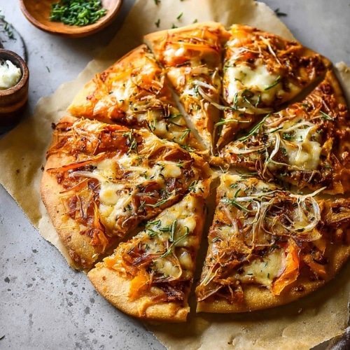 Pumpkin and Gouda Pizza