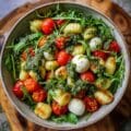 Roasted Gnocchi Salad with Basil Pesto Tomatoes Mozzarella 1