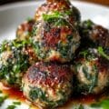 Spinach Garlic Meatballs
