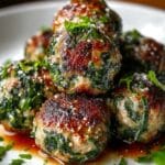 Spinach Garlic Meatballs
