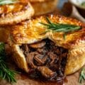 Spring Herb Garlic Lamb Pies 1