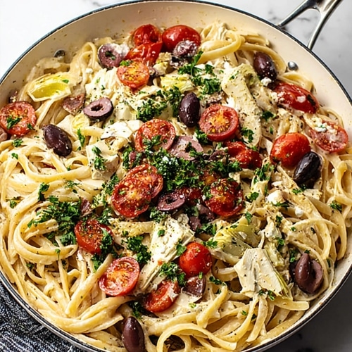 15 Minute Greek Pasta