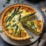 Asiago Asparagus Quiche