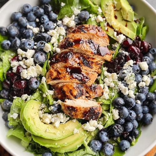 Chicken Blueberry Feta Salad