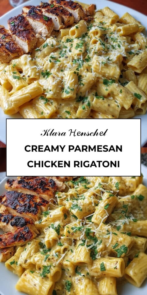 Creamy Parmesan Chicken Rigatoni 109 Creamy Parmesan Chicken Rigatoni Easy Cheesy Pasta